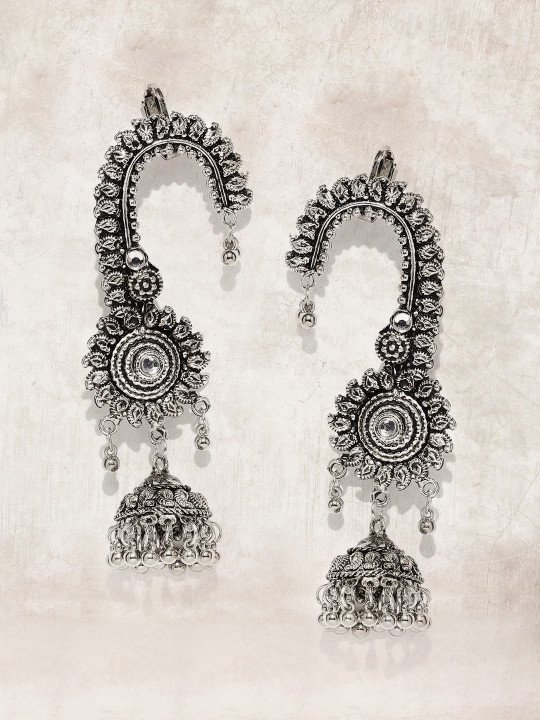 Oxidised Jhumkas